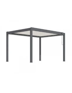 Pergola 3x4 M Bioclimatique Star LED Manuelle Grey Blanc 13 Pergola 3x4 M Bioclimatique Star LED Manuelle Grey Blanc -Petit Coin Vert Magasin pergola 3x4 m bioclimatique star led manuelle grey blanc 2
