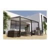 Pergola Adossée Bioclimatique MELBOURNE 3x4 M En Aluminium 2 Pergola Adossée Bioclimatique MELBOURNE 3x4 M En Aluminium -Petit Coin Vert Magasin pergola adossee bioclimatique melbourne 3x4 m en aluminium