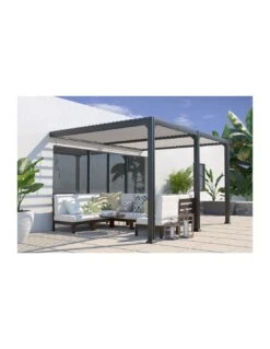 Petit Coin Vert Magasin -Petit Coin Vert Magasin pergola adossee bioclimatique savannah 3x4 m en aluminium 1