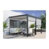 Pergola Adossée Bioclimatique SAVANNAH 3x4 M En Aluminium -Petit Coin Vert Magasin pergola adossee bioclimatique savannah 3x4 m en aluminium