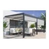 Pergola Adossée Bioclimatique SEATTLE 3x6 M En Aluminium 2 Pergola Adossée Bioclimatique SEATTLE 3x6 M En Aluminium -Petit Coin Vert Magasin pergola adossee bioclimatique seattle 3x6 m en aluminium