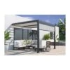 Pergola Adossée Bioclimatique MIAMI 3x3 M En Aluminium 1 Pergola Adossée Bioclimatique MIAMI 3x3 M En Aluminium -Petit Coin Vert Magasin pergola adossee miami 3 x 3 m aluminium