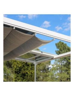 Pergola Adossée ODESSA Coloris Blanc - Aluminium 3 X 3.60 M 9 Pergola Adossée ODESSA Coloris Blanc - Aluminium 3 X 3.60 M -Petit Coin Vert Magasin pergola adossee odessa coloris blanc aluminium 3 x 360 m 2