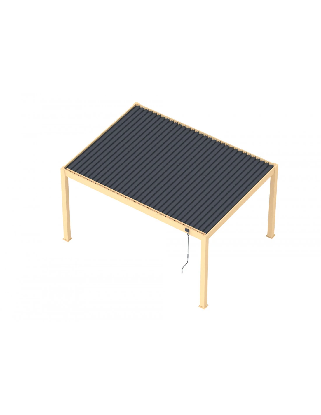 Pergola AIR 3x4 M Bioclimatique Manuelle Graphite 4 Pergola AIR 3x4 M Bioclimatique Manuelle Graphite – Image 2