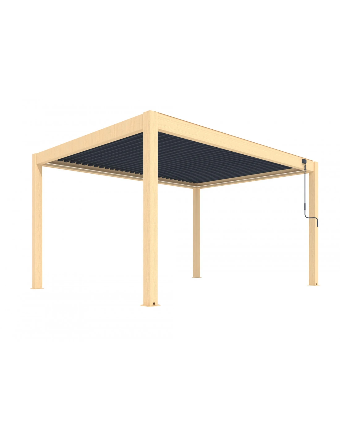 Pergola AIR 3x4 M Bioclimatique Manuelle Graphite 3 Pergola AIR 3x4 M Bioclimatique Manuelle Graphite