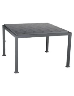 Pergola De Jardin Evora - L.3,60 X P.3,60 M - Aluminium Graphite 9 Pergola De Jardin Evora - L.3,60 X P.3,60 M - Aluminium Graphite -Petit Coin Vert Magasin pergola de jardin evora l360 x p360 m aluminium graphite 2