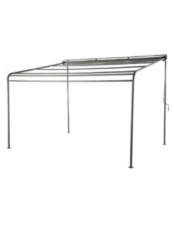 Pergola Store Madère Ardoise 3 X 4 M En Acier -Petit Coin Vert Magasin pergola store madere ardoise 3x4 m en acier 2