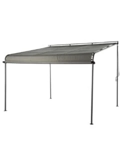 Pergola Store Madère Ardoise 3 X 4 M En Acier -Petit Coin Vert Magasin pergola store madere ardoise 3x4 m en acier 3