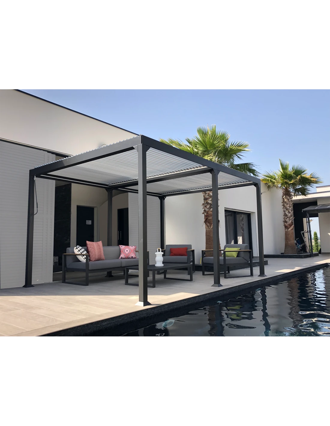 Pergola Bioclimatique Autoportante GAÏA 3 X 4 M 3 Pergola Bioclimatique Autoportante GAÏA 3 X 4 M