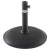 Pied De Parasol Béton Rond 15 Kg - D.45 X H.37,5 Cm - Noir 1 Pied De Parasol Béton Rond 15 Kg - D.45 X H.37,5 Cm - Noir -Petit Coin Vert Magasin pied de parasol beton rond 15 kg d45 x h375 cm noir