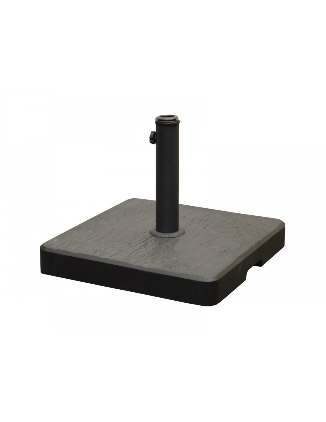 Pied De Parasol Béton Anthracite + Tube 25 KG 3 Pied De Parasol Béton Anthracite + Tube 25 KG