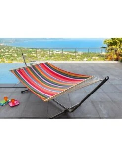 Pied Pour Hamac Réglable - L.311/395 X P.99 X H.112/145 Cm 11 Pied Pour Hamac Réglable - L.311/395 X P.99 X H.112/145 Cm -Petit Coin Vert Magasin pied pour hamac reglable l311395 x p99 x h112145 cm 1