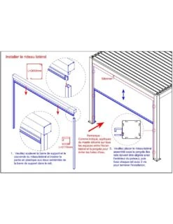Rideau Store Pour Tonnelle Autoportée 3m Zéphir Eris Bioclim - Blanc / Perle 10 Rideau Store Pour Tonnelle Autoportée 3m Zéphir Eris Bioclim - Blanc / Perle -Petit Coin Vert Magasin rideau store pour tonnelle autoportee 3m zephir eris bioclim 9