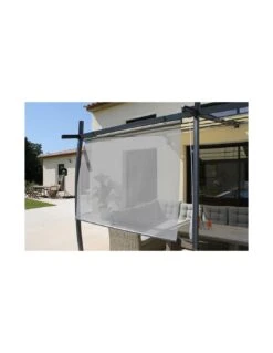 Rideau Textilène Brise-soleil Et Protection Contre La Pluie 1.70 X 1.60 M