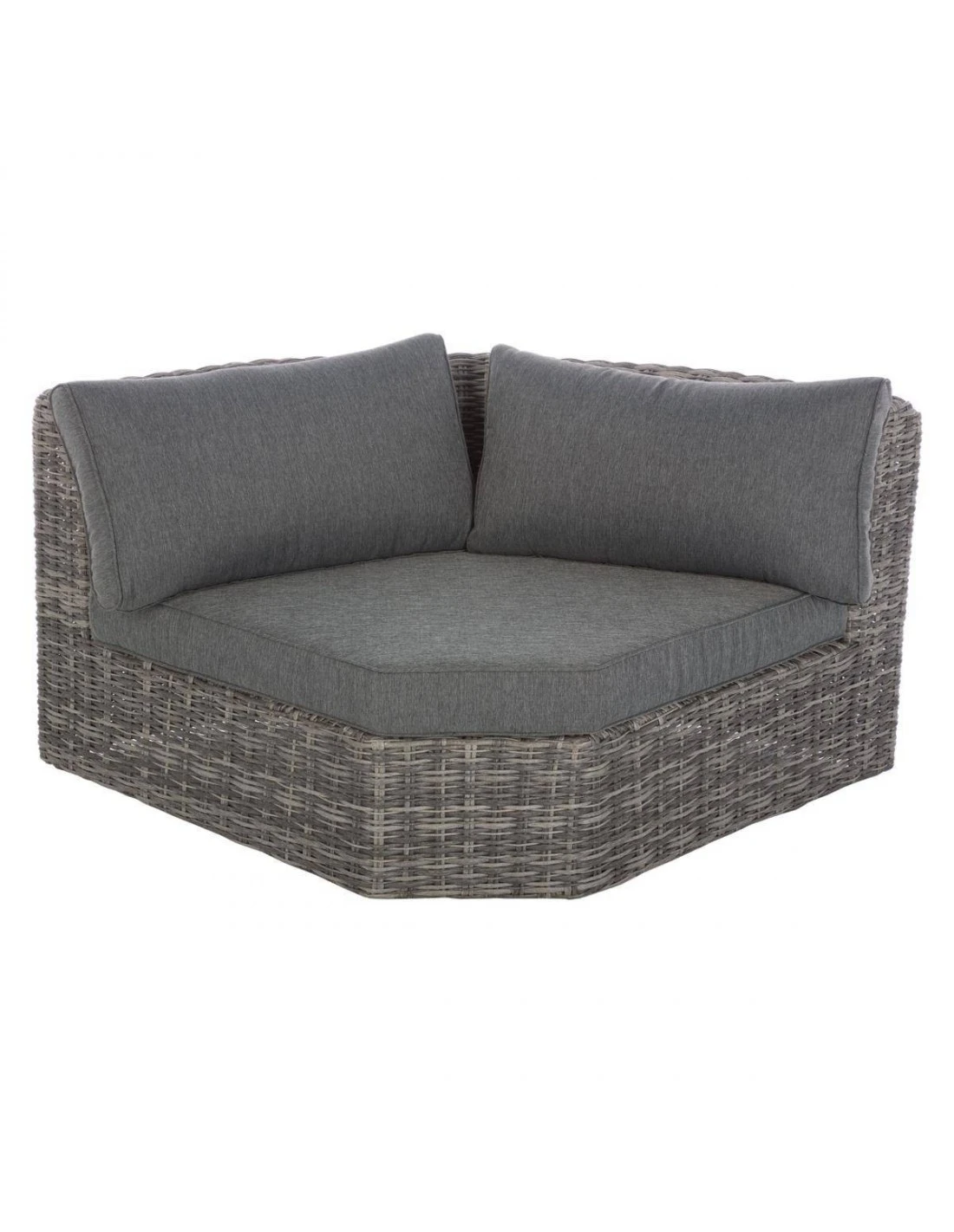 Salon D'angle 5 Places Mooréa - Aluminium Et Résine - Terre D'ombre 5 Salon D'angle 5 Places Mooréa - Aluminium Et Résine - Terre D'ombre – Image 3