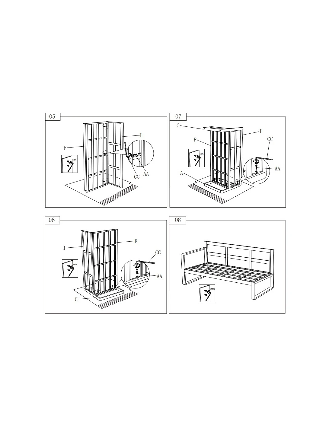 Salon D'angle De Jardin Mojito - Aluminium Graphite 6 Salon D'angle De Jardin Mojito - Aluminium Graphite – Image 4
