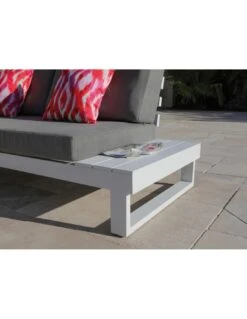 Salon D'angle Staten Avec Tablettes - Blanc -Petit Coin Vert Magasin salon d angle staten avec tablettes coloris au choix 11