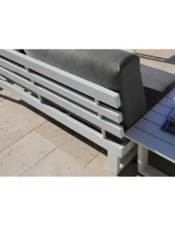 Salon D'angle Staten Avec Tablettes - Blanc -Petit Coin Vert Magasin salon d angle staten avec tablettes coloris au choix 13