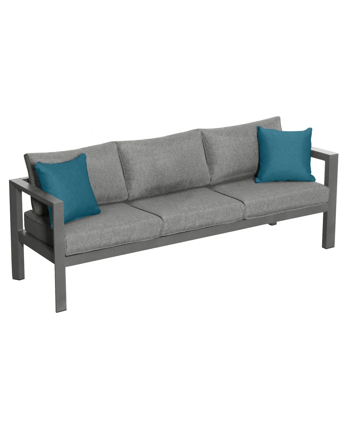 Salon De Jardin 5 Places Evasion - Aluminium Et Coussins Polyester - Graphite 5 Salon De Jardin 5 Places Evasion - Aluminium Et Coussins Polyester - Graphite – Image 3