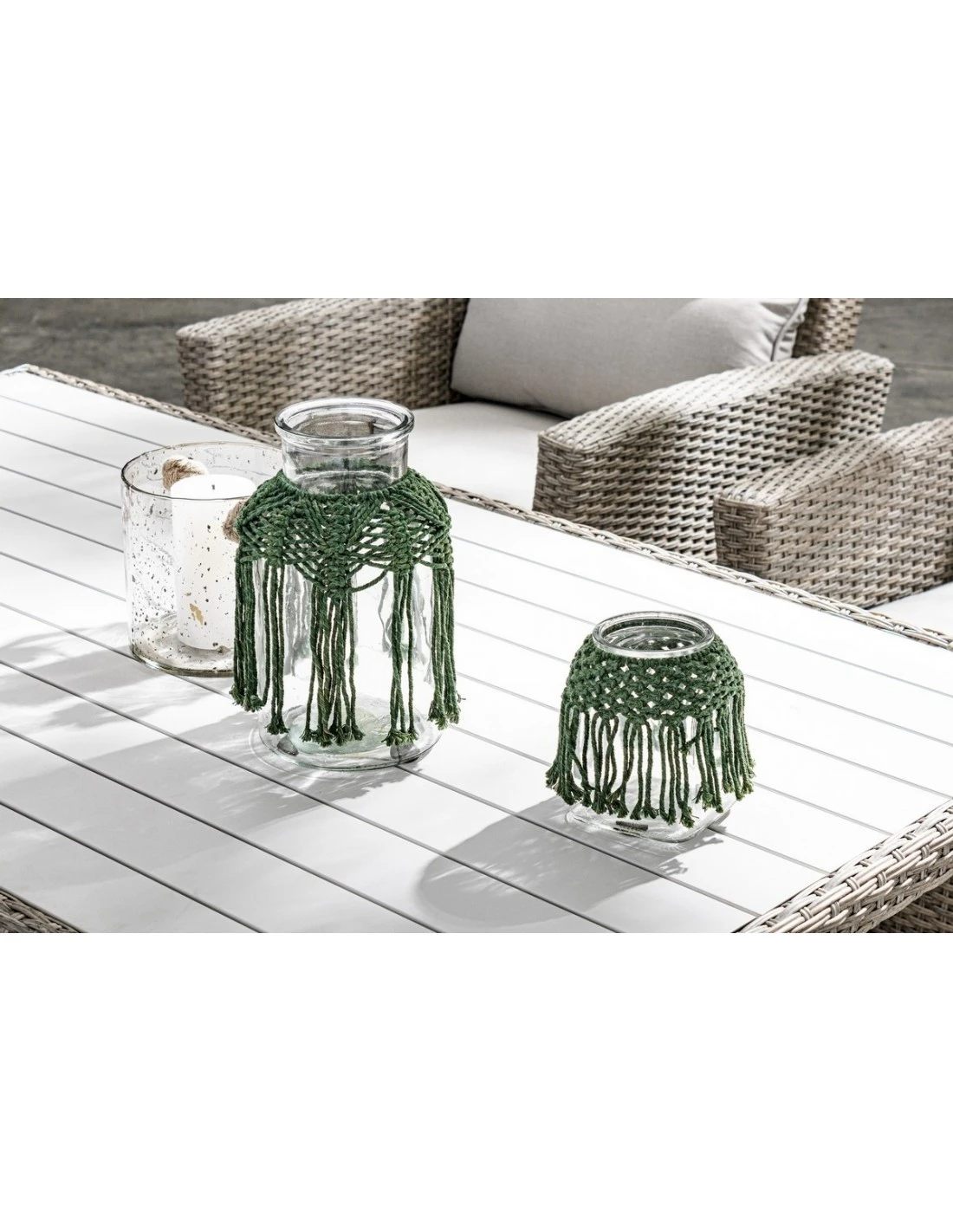 Salon De Jardin Ariel - 7 Places - Résine Synthétique Naturel 14 Salon De Jardin Ariel - 7 Places - Résine Synthétique Naturel – Image 12