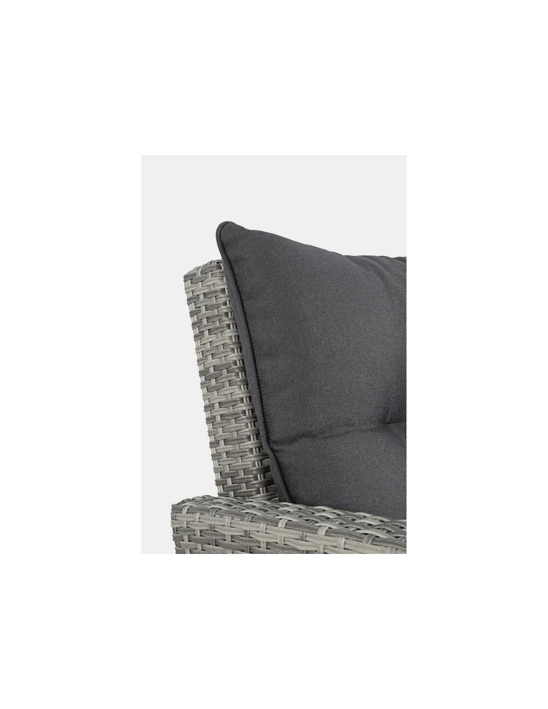 Salon De Jardin Ariel - Résine Tressée Grise - 7 Places 10 Salon De Jardin Ariel - Résine Tressée Grise - 7 Places – Image 8