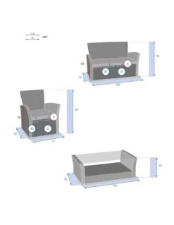 Salon De Jardin Bora Bora - 4 Places - Résine Tressée Et Acier époxy - Terre D'ombre 14 Salon De Jardin Bora Bora - 4 Places - Résine Tressée Et Acier époxy - Terre D'ombre -Petit Coin Vert Magasin salon de jardin bora bora 4 places resine tressee et acier epoxy 5