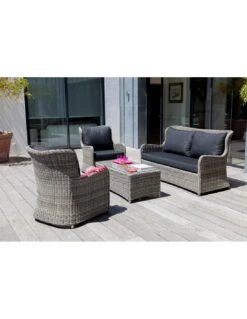 Salon De Jardin Denver - Aluminium Et Résine Tressée 12 Salon De Jardin Denver - Aluminium Et Résine Tressée -Petit Coin Vert Magasin salon de jardin denver aluminium et resine tressee 2