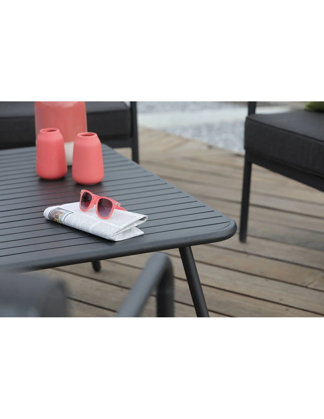 Salon De Jardin Duca 4 Places En Aluminium 6 Salon De Jardin Duca 4 Places En Aluminium – Image 4