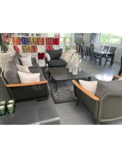 Salon De Jardin Lounge MAESTRO - Aluminium Et Teck 14 Salon De Jardin Lounge MAESTRO - Aluminium Et Teck -Petit Coin Vert Magasin salon de jardin lounge maestro aluminium et teck 5