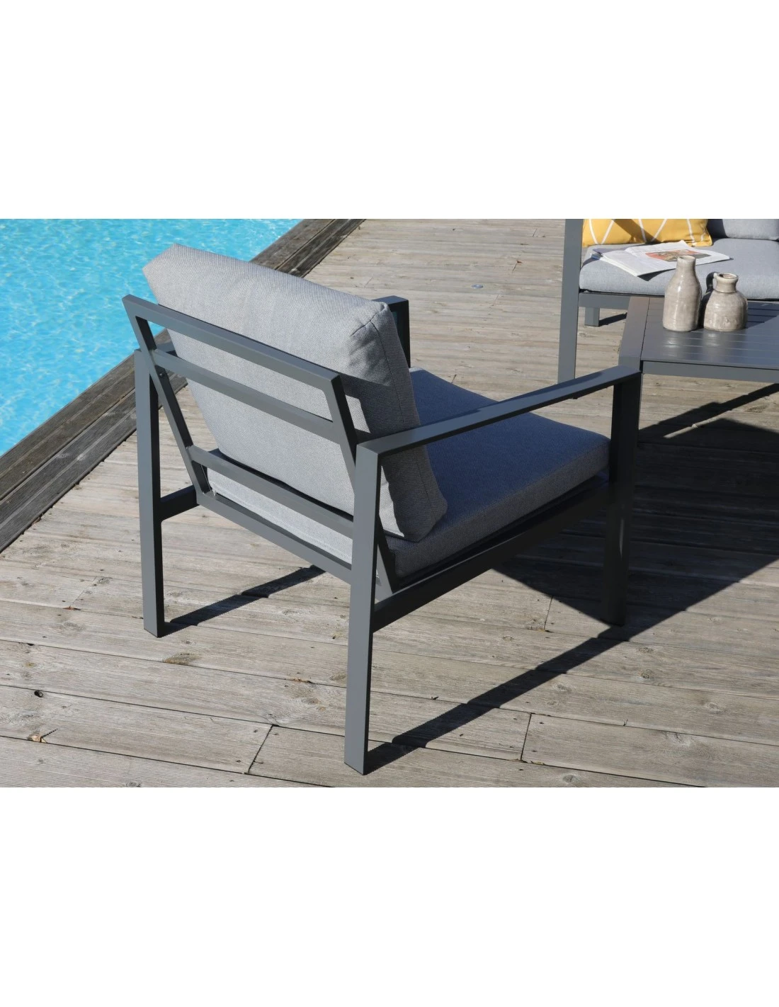 Salon De Jardin Marlo Graphite - 4 Places 5 Salon De Jardin Marlo Graphite - 4 Places – Image 4