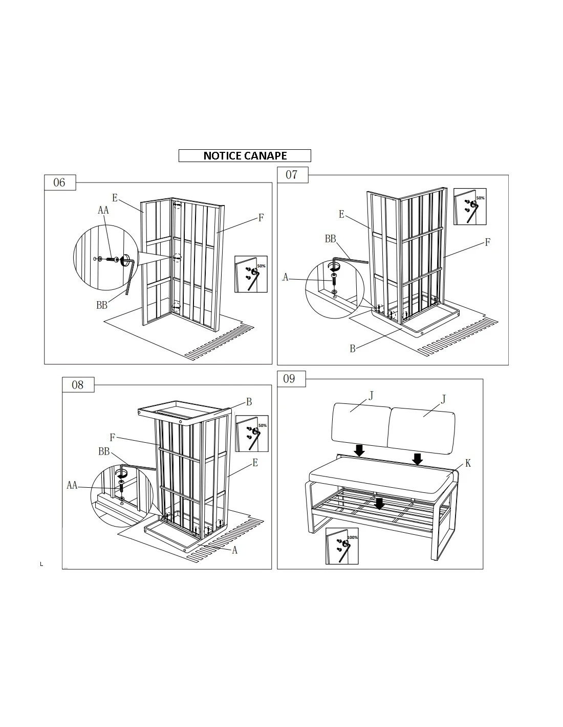 Salon De Jardin Mojito 4 Places - Aluminium Graphite - Graphite 5 Salon De Jardin Mojito 4 Places - Aluminium Graphite - Graphite – Image 3