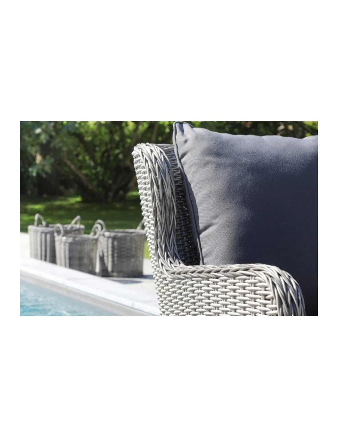 Salon De Jardin D'angle Toulon - Aluminium Et Résine Tressée - Gris 5 Salon De Jardin D'angle Toulon - Aluminium Et Résine Tressée - Gris – Image 3