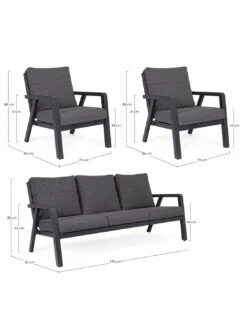 Salon De Jardin Truman - Aluminium Anthracite 26 Salon De Jardin Truman - Aluminium Anthracite -Petit Coin Vert Magasin salon de jardin truman aluminium anthracite 11