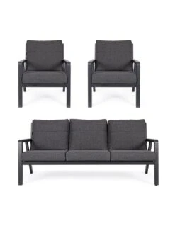 Salon De Jardin Truman - Aluminium Anthracite 19 Salon De Jardin Truman - Aluminium Anthracite -Petit Coin Vert Magasin salon de jardin truman aluminium anthracite 4