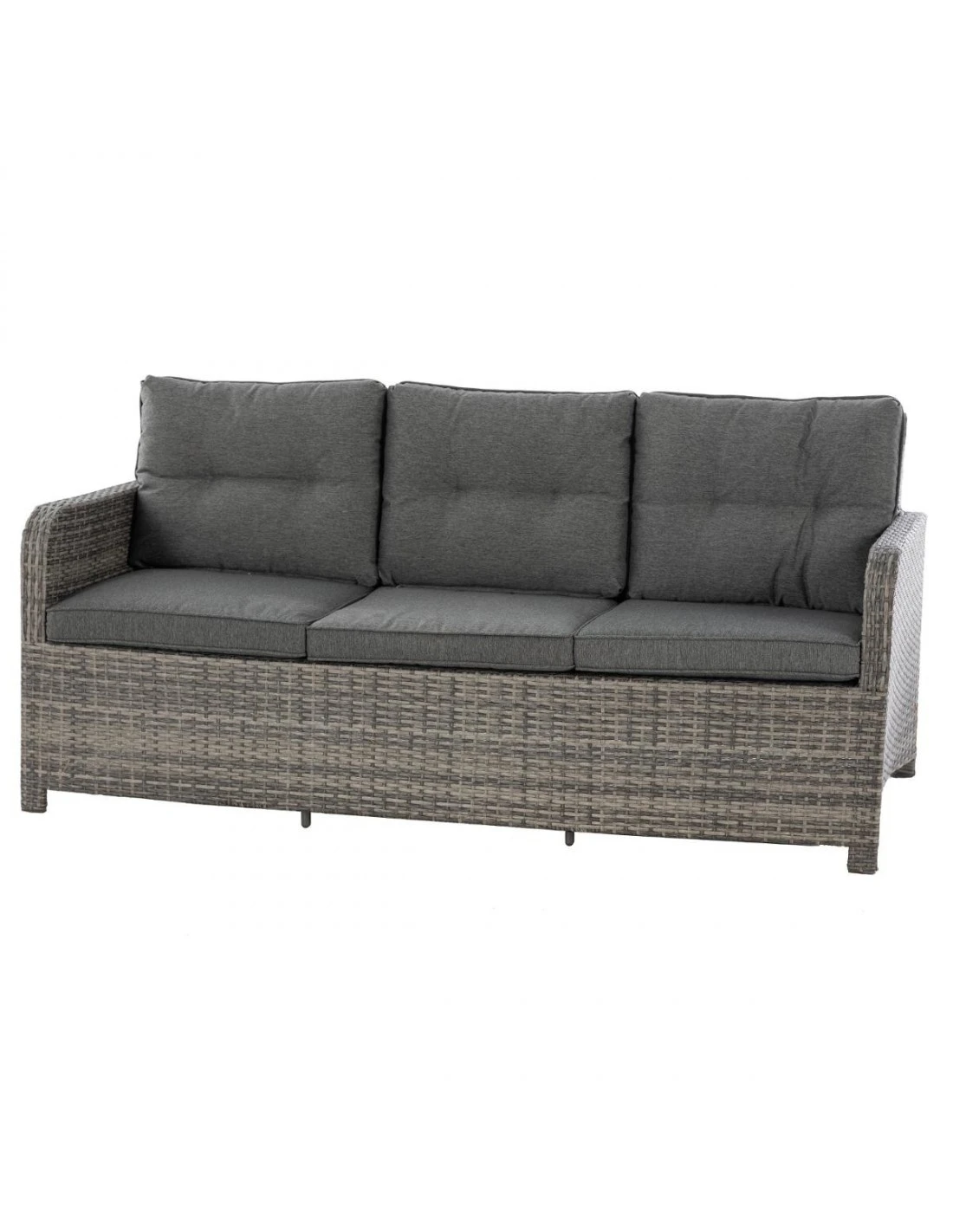 Salon Repas Mayari 7 Places - Résine Tressée Terre D'ombre 6 Salon Repas Mayari 7 Places - Résine Tressée Terre D'ombre – Image 4