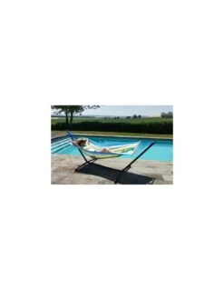 Set Hamac Metalik - Hamac Avec Support - Jobek - Vert Bleu écru 8 Set Hamac Metalik - Hamac Avec Support - Jobek - Vert Bleu écru -Petit Coin Vert Magasin set hamac metalik hamac avec support toile au choix jobek 1