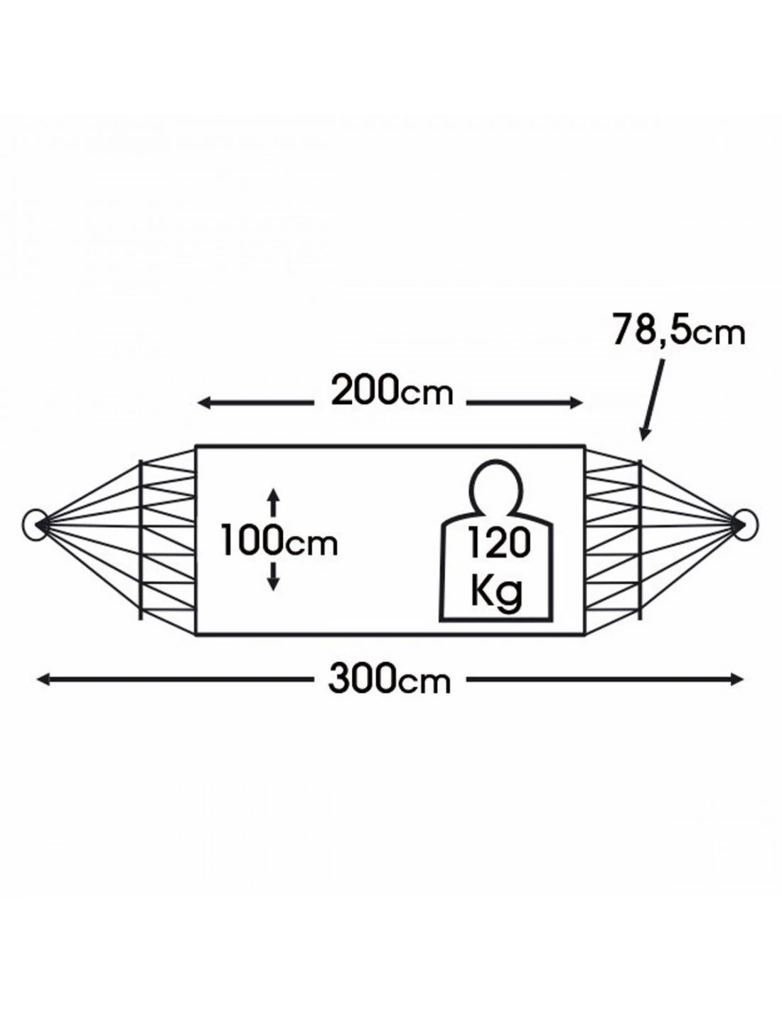 Set Hamac Metalik - Hamac Avec Support - Jobek - Anthracite 5 Set Hamac Metalik - Hamac Avec Support - Jobek - Anthracite – Image 3