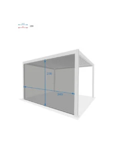 Store Gris Clair Pour Pergola Evora 3.60 X 3.60 Mètres 7 Store Gris Clair Pour Pergola Evora 3.60 X 3.60 Mètres -Petit Coin Vert Magasin store gris clair pour pergola evora 360 x 360 metres 1