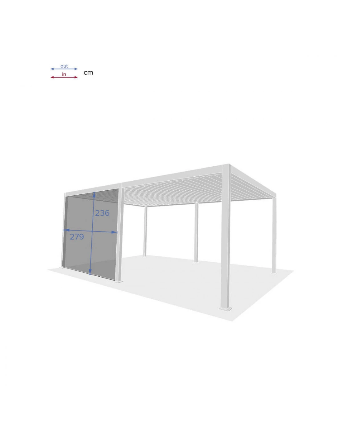 Store Pour Côté 6 Mètres Pour Pergola Evora 3.60 X 6 Mètres 5 Store Pour Côté 6 Mètres Pour Pergola Evora 3.60 X 6 Mètres – Image 3