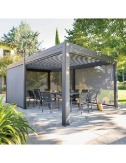 Store Pour Côté 6 Mètres Pour Pergola Evora 3.60 X 6 Mètres