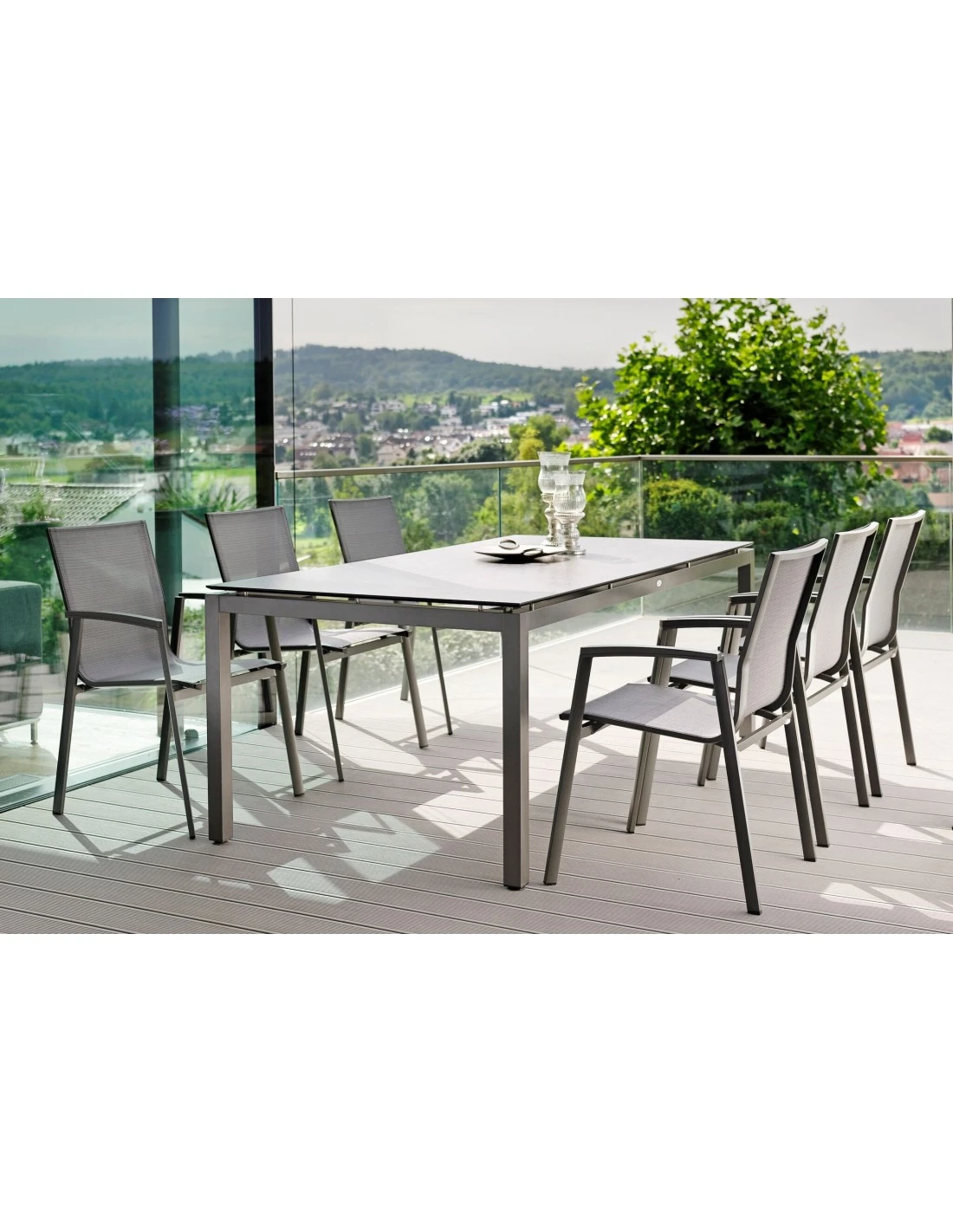 Structure De Table 200 X 100 Cm Graphite - Stern 4 Structure De Table 200 X 100 Cm Graphite - Stern – Image 2