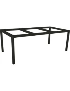 Structure De Table Aluminium Noir Mât - Stern - 200 X 100 X 73 Cm