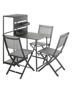 Table Balcon Fira - Plateau Rabattable - L.60 X P.36/106 X H.120 Cm 11 Table Balcon Fira - Plateau Rabattable - L.60 X P.36/106 X H.120 Cm -Petit Coin Vert Magasin table balcon fira plateau rabattable l60 x p36106 x h120 cm 4