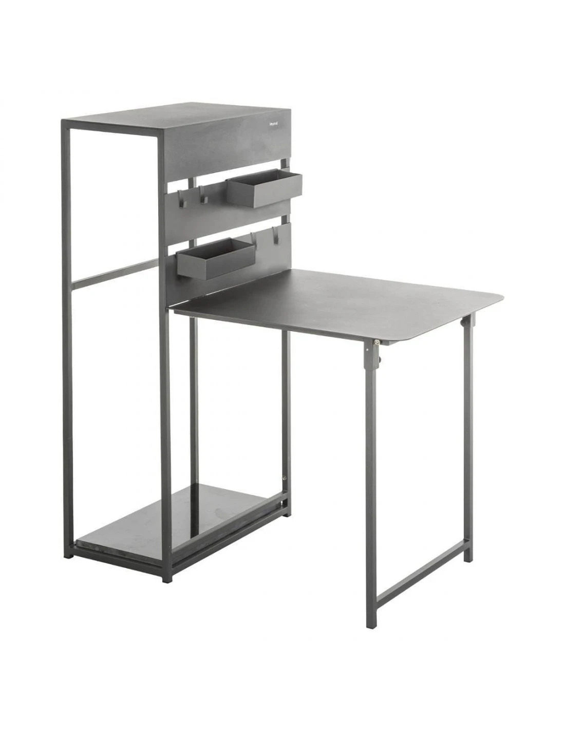 Table Balcon Fira - Plateau Rabattable - L.60 X P.36/106 X H.120 Cm 3 Table Balcon Fira - Plateau Rabattable - L.60 X P.36/106 X H.120 Cm