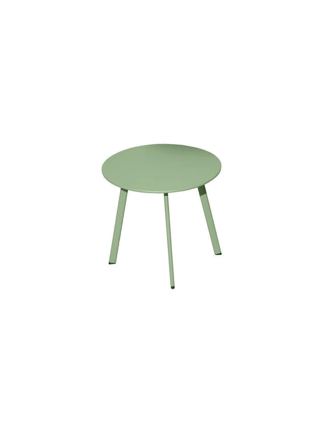 Table Basse D'appoint Massaï Ø40 Cm En Acier époxy - Vert 11 Table Basse D'appoint Massaï Ø40 Cm En Acier époxy - Vert – Image 9