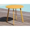 Table Basse D'appoint MASSAI Ø45cm - Acier époxy - Miel 2 Table Basse D'appoint MASSAI Ø45cm - Acier époxy - Miel -Petit Coin Vert Magasin table basse d appoint massai o45cm acier epoxy 8
