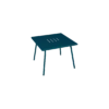 Table Basse De Jardin Monceau Métal Carrée 57 X 57 Cm - Bleu Acapulco