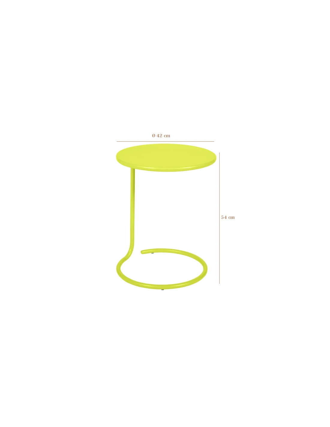 Table Basse Déportée Coolside Ø42 Cm Métal - Acier - Carbone 5 Table Basse Déportée Coolside Ø42 Cm Métal - Acier - Carbone – Image 3