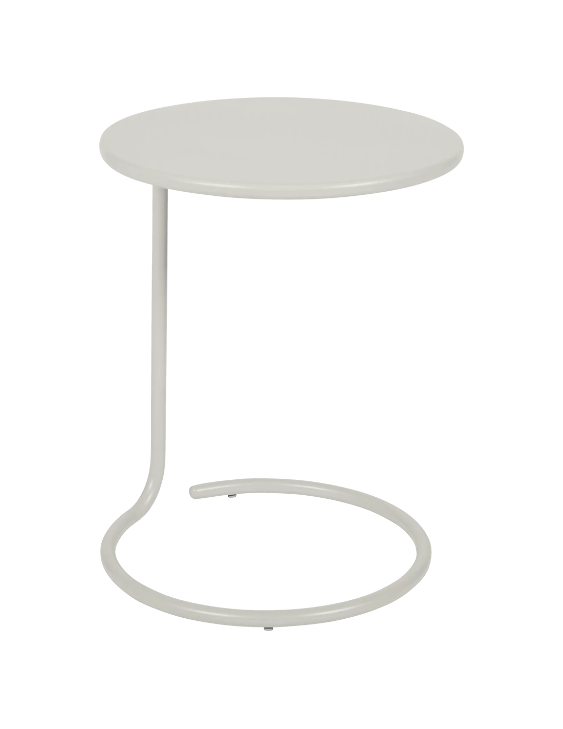 Table Basse Déportée Coolside Ø42 Cm Métal - Acier - Gris Argile 3 Table Basse Déportée Coolside Ø42 Cm Métal - Acier - Gris Argile