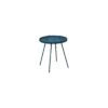 Table Basse Flower Ronde En Acier Avec Plateau Amovible - Bleu 1 Table Basse Flower Ronde En Acier Avec Plateau Amovible - Bleu -Petit Coin Vert Magasin table basse flower ronde en acier avec plateau amovible 4